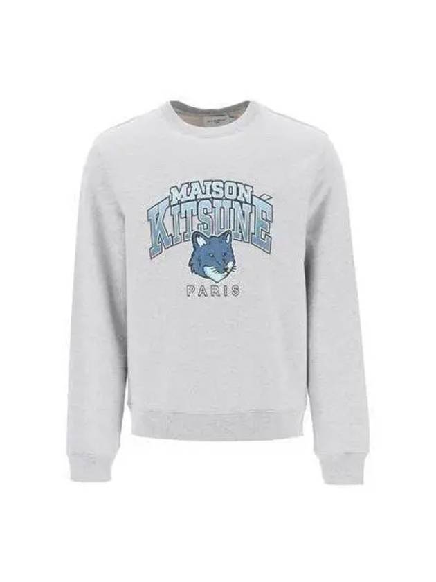 CAMPER Campus Fox Print Sweatershirt Gray LM00305KM0001 - MAISON KITSUNE - BALAAN 1