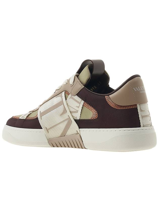 Logo Band Low-Top Sneakers Brown - VALENTINO - BALAAN 4