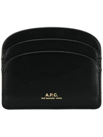 Demi Lune Card Holder Black - A.P.C. - BALAAN 1