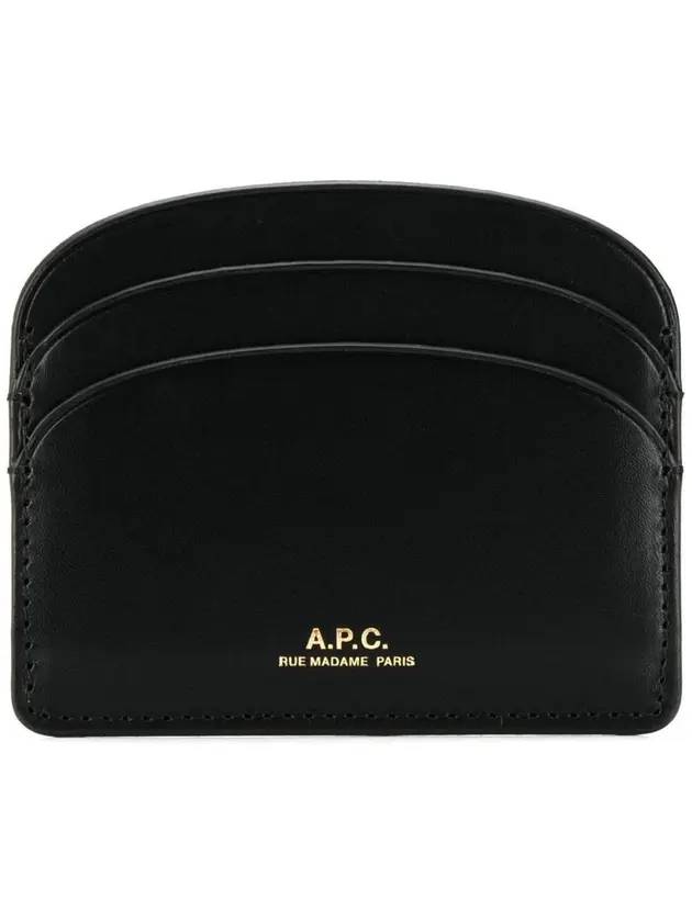 Demi Lune Card Holder Black - A.P.C. - BALAAN 1