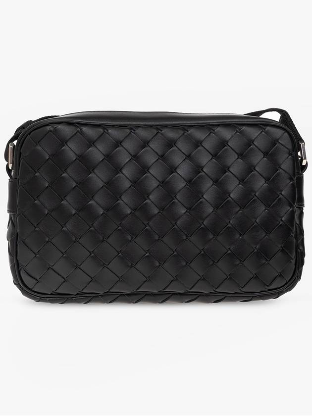 Classic Intrecciato Small Camera Cross Bag Black - BOTTEGA VENETA - BALAAN 4