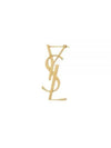 YSL Cassandre Single Metal Earrings Gold - SAINT LAURENT - BALAAN 2