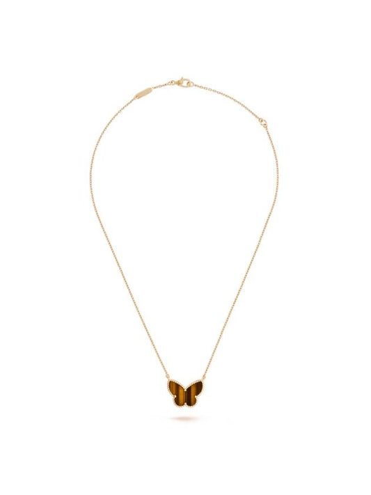 Lucky Alhambra Butterfly Pendant Necklace Gold - VANCLEEFARPELS - BALAAN 1