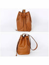 Logo Leather Bucket Bag Cognac - MIU MIU - BALAAN 3