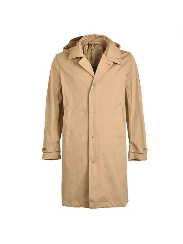 Men's Rider Parka Hooded Jacket Beige - TEN C - BALAAN 1