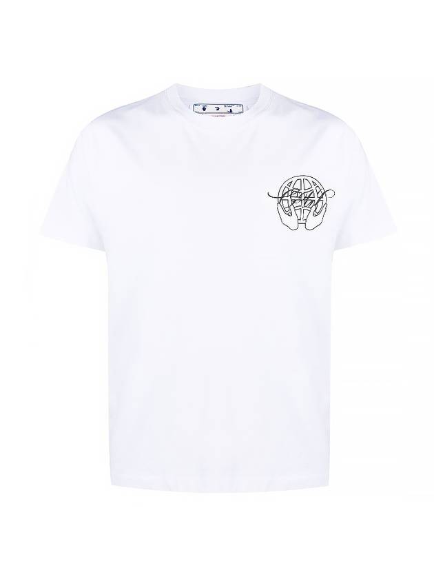 Hand Arrow Short Sleeve T-Shirt White - OFF WHITE - BALAAN 2