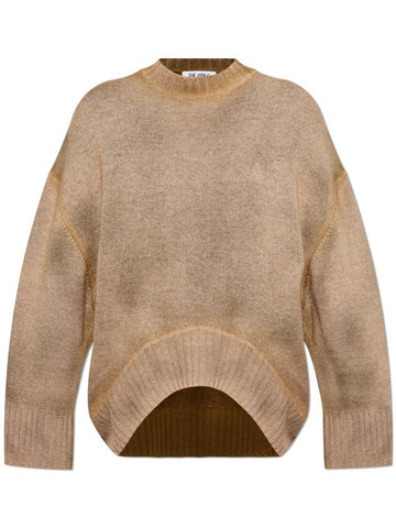 The Attico Wool Sweater, Women's, Beige - THE ATTICO - BALAAN 1