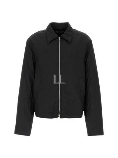 Slight Crinkle Zip-Up Jacket Black - OUR LEGACY - BALAAN 2