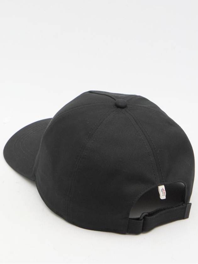 Gabardine Ball Cap Black - MONCLER - BALAAN 3