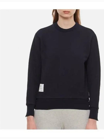 Center Back RWB Stripe Classic Loopback Crewneck Sweatshirt Navy - THOM BROWNE - BALAAN 2