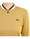 Leonor Mid Layer Long Sleeve T-Shirt Yellow - J.LINDEBERG - BALAAN 9