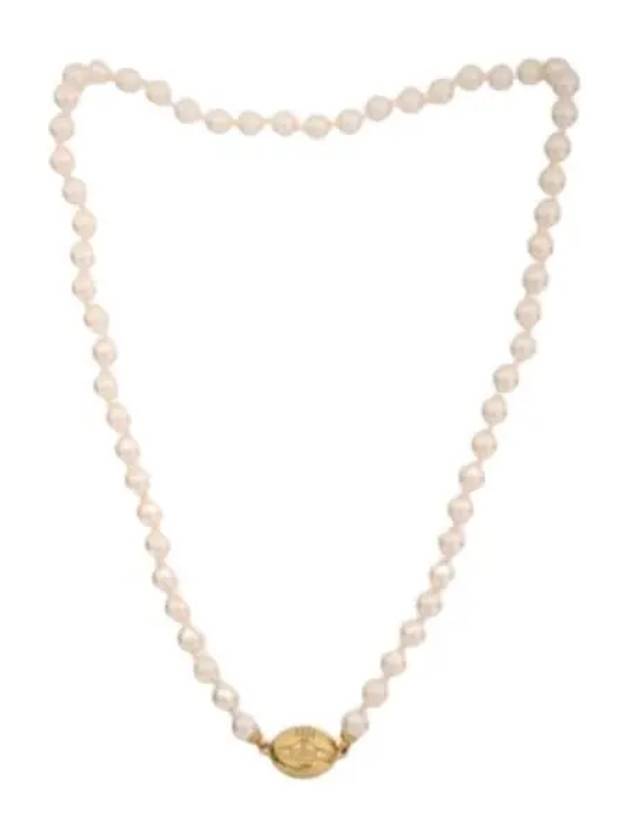 Loelia Pendant Pearl Necklace Gold - VIVIENNE WESTWOOD - BALAAN 2