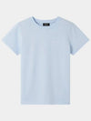 Denise Logo Cotton Short Sleeve T-shirt Light Blue - A.P.C. - BALAAN 2