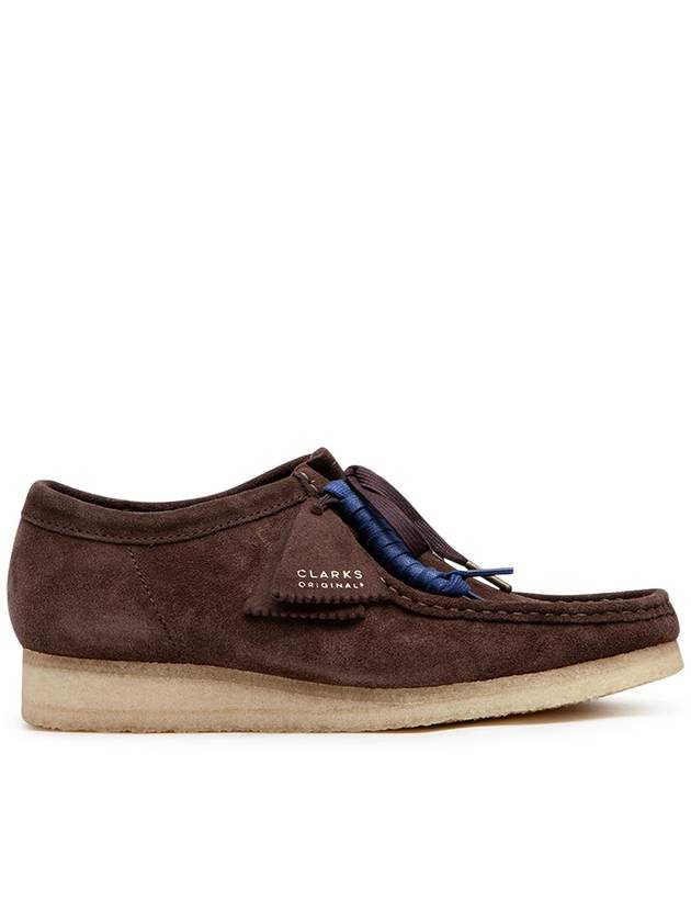 Wallabee Suede Loafers Dark Brown - CLARKS - BALAAN 3