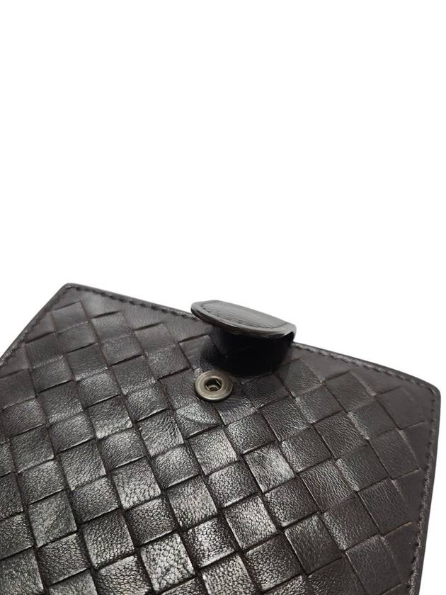 121059 Brown Intrecciato Half Wallet - BOTTEGA VENETA - BALAAN 6