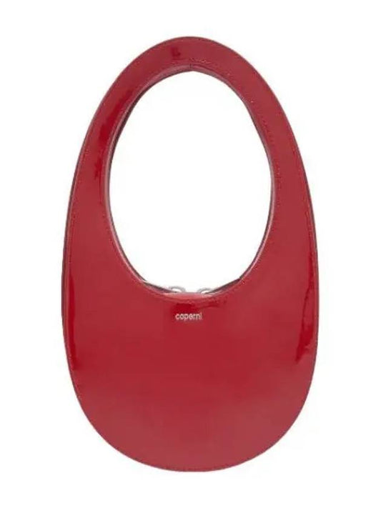 Mini Swipe Tote Bag Lipstick Red Handbag - COPERNI - BALAAN 1