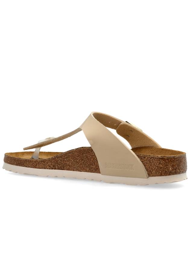 Birkenstock Slides Gizeh BS, Women's, Cream - BIRKENSTOCK - BALAAN 5