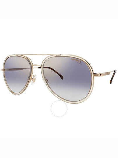 Carrera Silver Pilot Unisex Sunglasses CARRERA 1044/S 0HAM/1V 57 - CARRERA - BALAAN 2