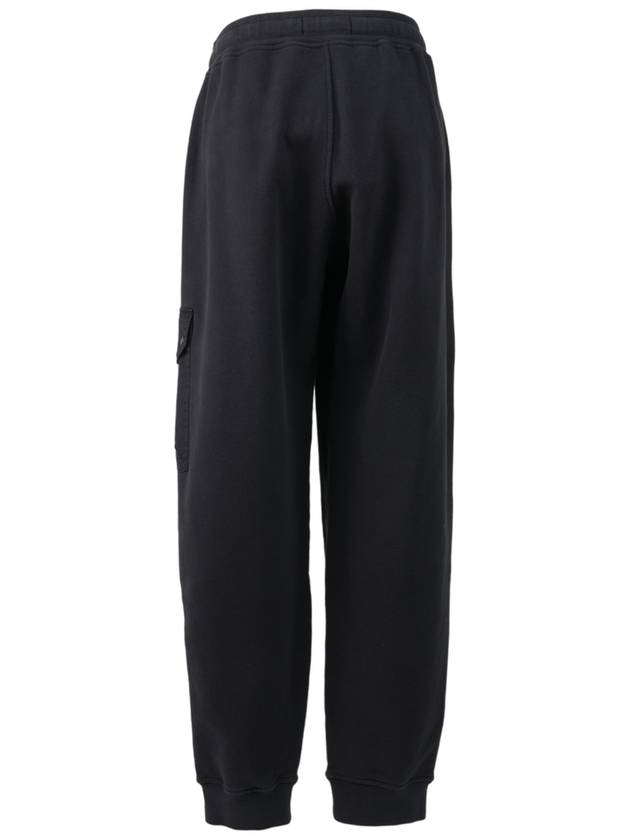 Compass Badge Panel Track Pants Black - STONE ISLAND - BALAAN 4