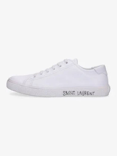 Men's Malibu Low Top Sneakers White - SAINT LAURENT - BALAAN 2