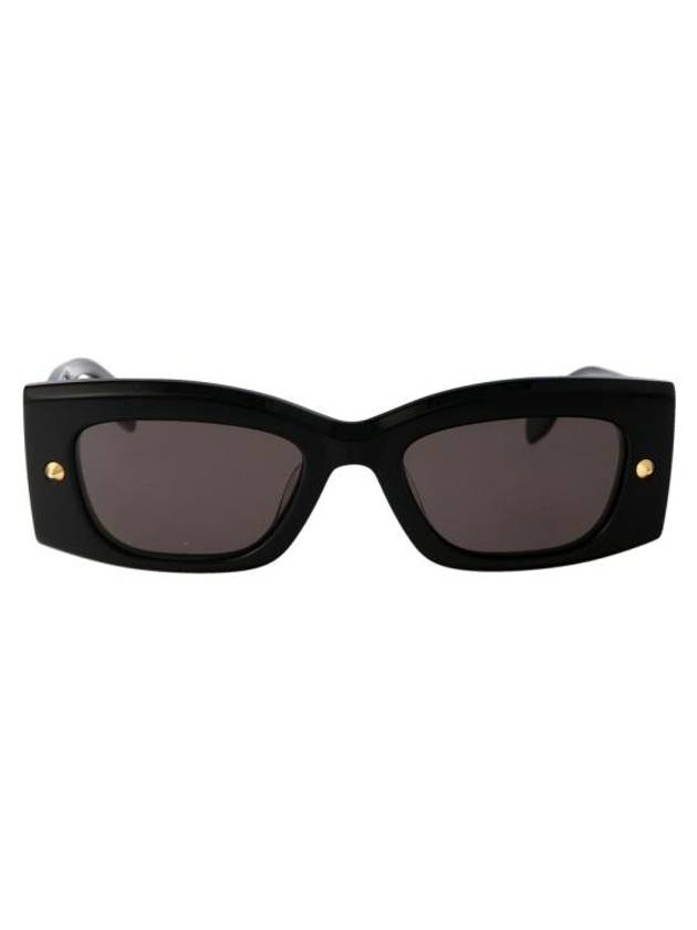 Sunglasses AM0426S 001 001 BLACK BLACK GRAY - ALEXANDER MCQUEEN - BALAAN 1