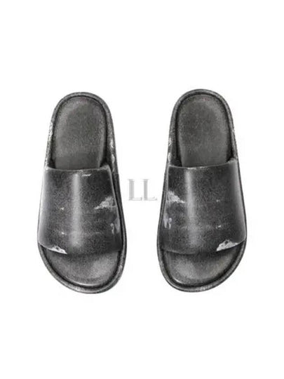 Rise Platform Slide Leather Slippers Black - BALENCIAGA - BALAAN 2