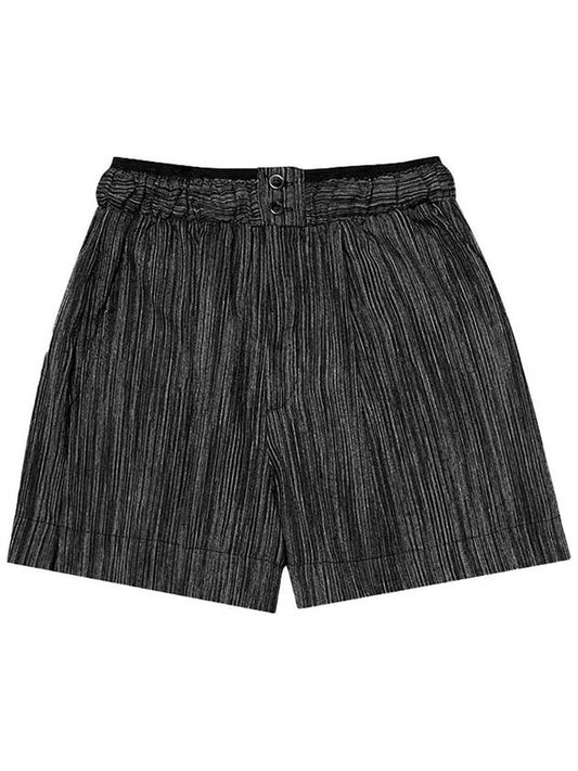 Summer line linen short pants_black - SMITH ARMOR - BALAAN 2