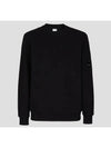 Diagonal Raised Fleece Sweatshirt Black - CP COMPANY - BALAAN 3