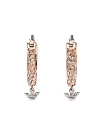 EGS3006221 Hoop Stainless Steel Women’s Earrings - EMPORIO ARMANI - BALAAN 1
