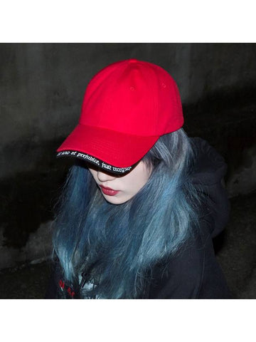 Revolution Double Visor Cap Red - BLACKBLOND - BALAAN 1