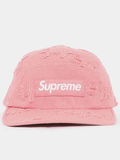 patch logo lasered denim camp cap FW24H25 PINK - SUPREME - BALAAN 2