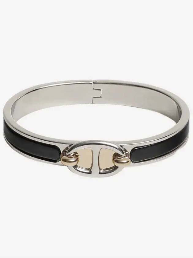 Mini Clic Chaine D'Ancre Bracelet Black - HERMES - BALAAN 2