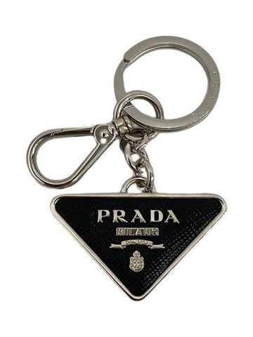 24SS Saffiano triangle logo keyring 2PP080 - PRADA - BALAAN 1