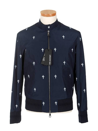 Signature Track Jacket Navy - NEIL BARRETT - BALAAN 2