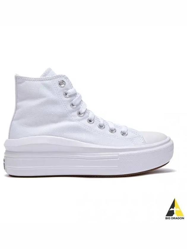 Chuck Taylor All Star Move Platform High Top Sneakers White - CONVERSE - BALAAN 2