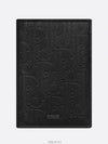 Passport Cover Black Dior Gravity Leather - DIOR - BALAAN 1