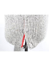 Aran cable diagonal armband knit gray 5 110 - THOM BROWNE - BALAAN 8