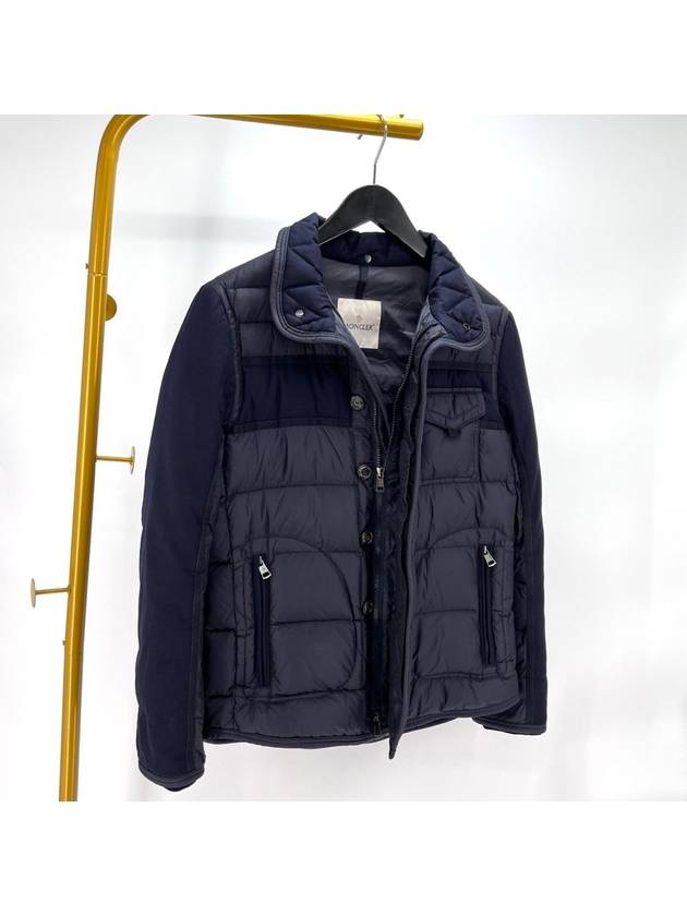 Wappen Patch Padded Jumper Navy Size 1 - MONCLER - BALAAN 5