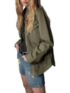 Tackle logo patch field jacket WWSH00009 - ZADIG & VOLTAIRE - BALAAN 3