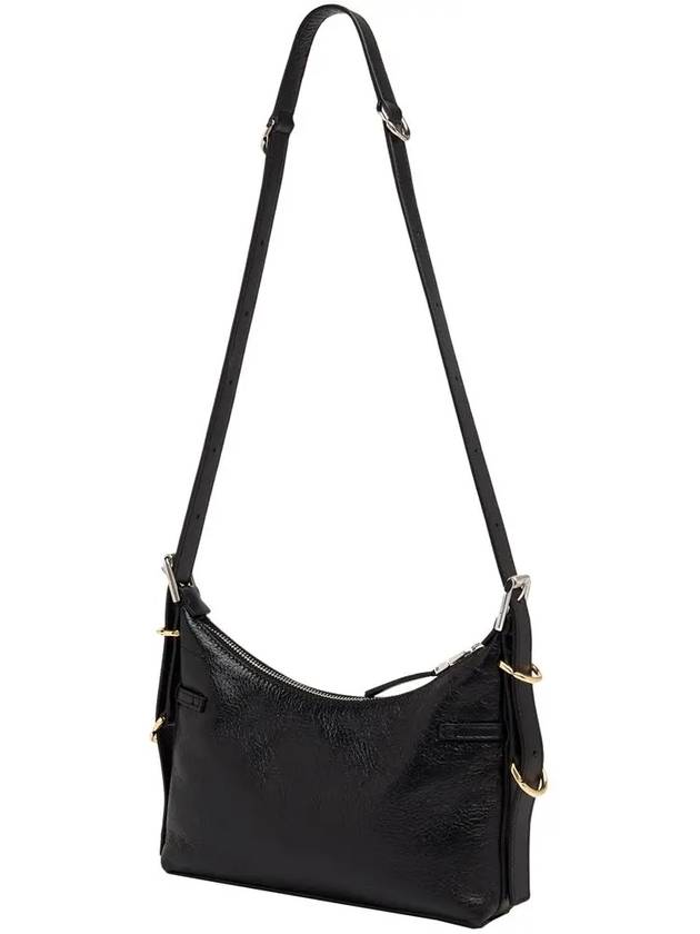 Voyou Small Leather Shoulder Bag Black - GIVENCHY - BALAAN 4