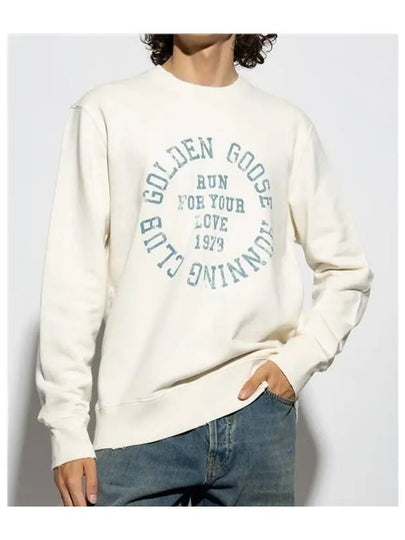 Cotton Journey Sweatshirt Ivory - GOLDEN GOOSE - BALAAN 2