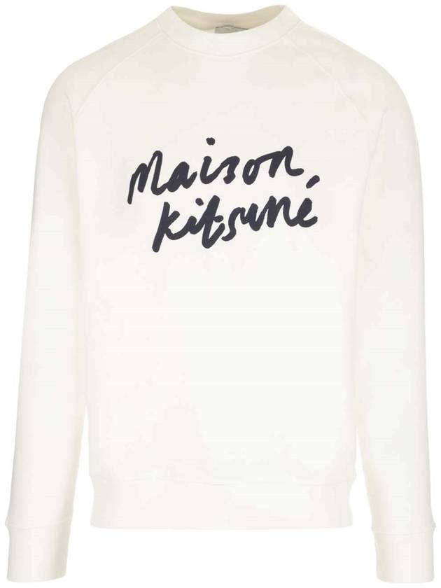 Handwriting Clean Sweatshirt Ecru - MAISON KITSUNE - BALAAN 2