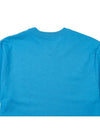 Women's Round Neck Plain Short Sleeve T-Shirt Turquoise - BOTTEGA VENETA - BALAAN 6