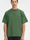 Camargue Embroidered Logo Cotton Short Sleeve T-shirt Green - JACQUEMUS - BALAAN 2