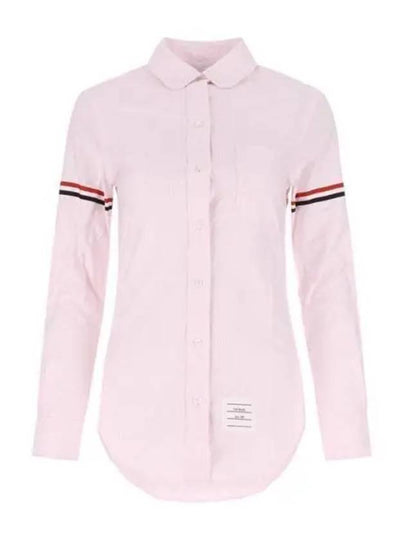 Women's Armband University Striped Oxford Shirt Light Pink - THOM BROWNE - BALAAN 2