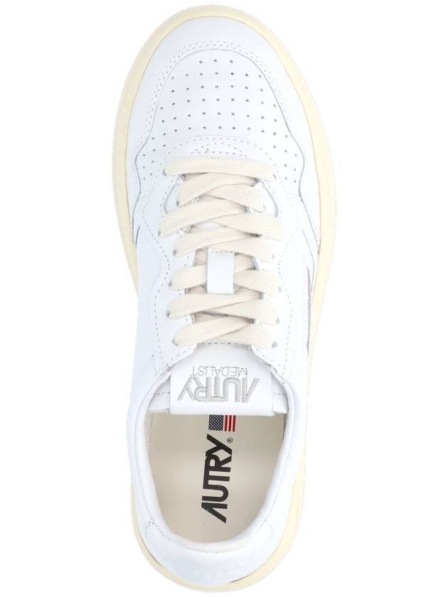 Medalist Leather Low Top Sneakers White - AUTRY - BALAAN 6