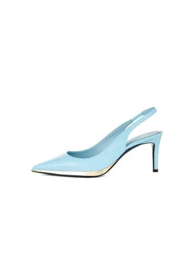 WOMEN BRAQUEL Enamel Slingback Pumps Blue 271776 - GIUSEPPE ZANOTTI - BALAAN 1