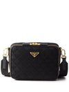 Brique Triangle Motif Cross Bag Black - PRADA - BALAAN 1