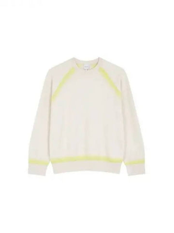 Color combination line raglan sweater light beige 271845 - PAUL SMITH - BALAAN 1