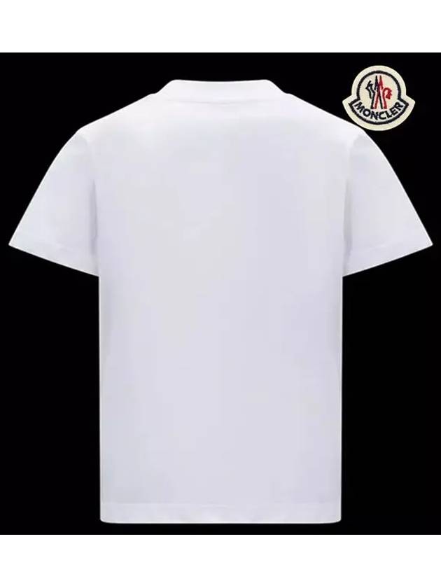 Kids Short Sleeve T Shirt White 8C00033 83907 001 8Y 10Y - MONCLER - BALAAN 3